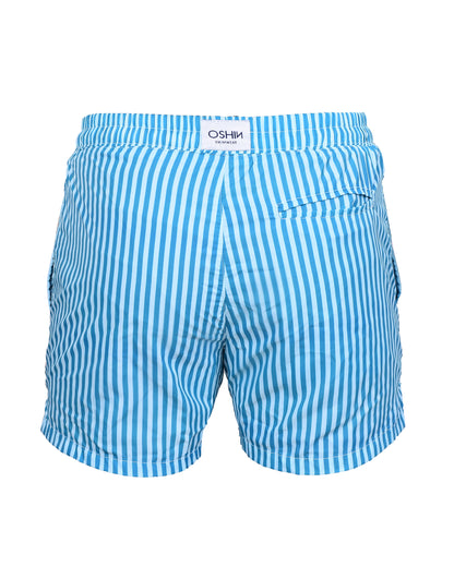 Emerald Striped Swim trunks